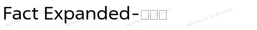 Fact Expanded字体转换